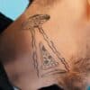 FTS Pizza Theme Airbrush Tattoo Stencil