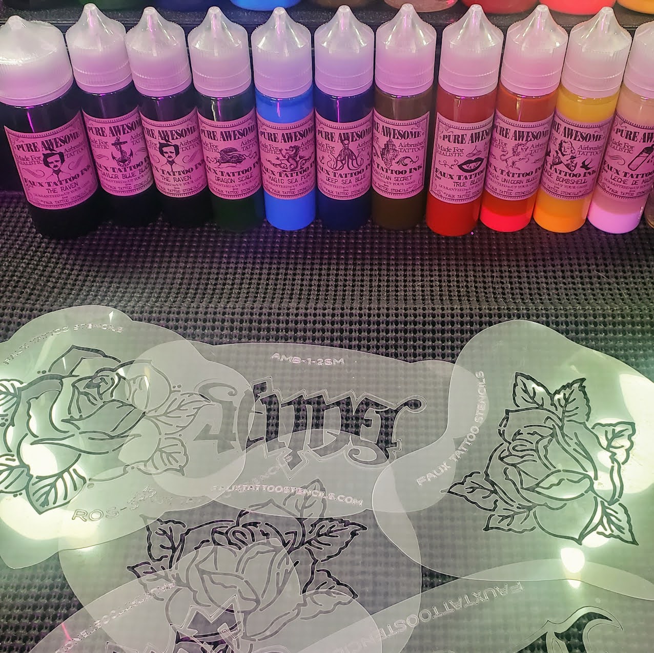 Faux Tattoo Stencils Gold Events Bundle Category