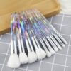 10 Piece Essential Professional Makeup Brush Set Layout