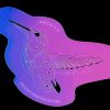 Hummingbird Number One Airbrush Tattoo Stencil