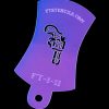 Tiny Revolver Finger Tat Airbrush Tattoo Stencil