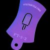 Tiny Popsicle Finger Tat Airbrush Tattoo Stencil