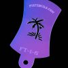 Tiny Palm Tree Finger Tat Airbrush Tattoo Stencil