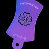 Tiny Flower Finger Tat Airbrush Tattoo Stencil