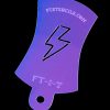 Lightening Bolt Finger Tat Airbrush Tattoo Stencil