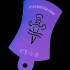 Tiny Dagger Finger Tat Airbrush Tattoo Stencil