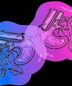 Neo Traditional Derringer and Rose Airbrush Tattoo Stencil Set