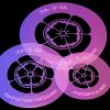 Traditional Japanese Sakura Crest Airbrush Tattoo Stencils