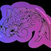 Traditional Japanese Koi No. 1 Airbrush Tattoo Stencil