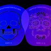 FTS Sugar Skull Airbrush Tattoo Stencil Set