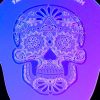 Sugar Skull Airbrush Tattoo Stencil Set