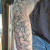 Faux Tattoo Stencils Roses ROS Sleeve Example