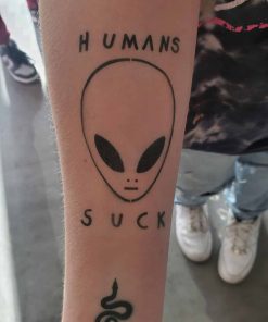 FTS Alien Airbrush Tattoo Stencil no