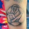 Faux Tattoo Stencils Roses ROS SET B
