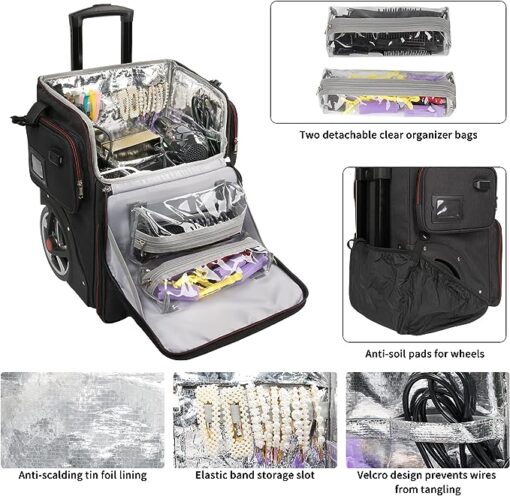 Large Airbrush Tattoo Artist Train Case 2